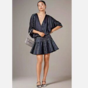 Brand New Sunday in Brooklyn Ruched Batwing Blouse